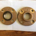 Brass Threaded Pipe Flange