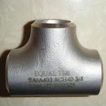 Stainless Steel Equal Tee Fitting Sch 40